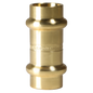  Press Coupling Measuring 1/2 in x 1/2 in Press Coupling, Brass Specifically Coupling