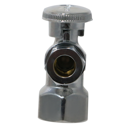 Female NPT OD Compression Angle Ball Valve Measuring 1/2 Inch Female NPT x 3/8 Inch OD Compression Angle Ball Valve Specifically OD Compression Angle Ball ValveOD Compression Sweat Angle Valve