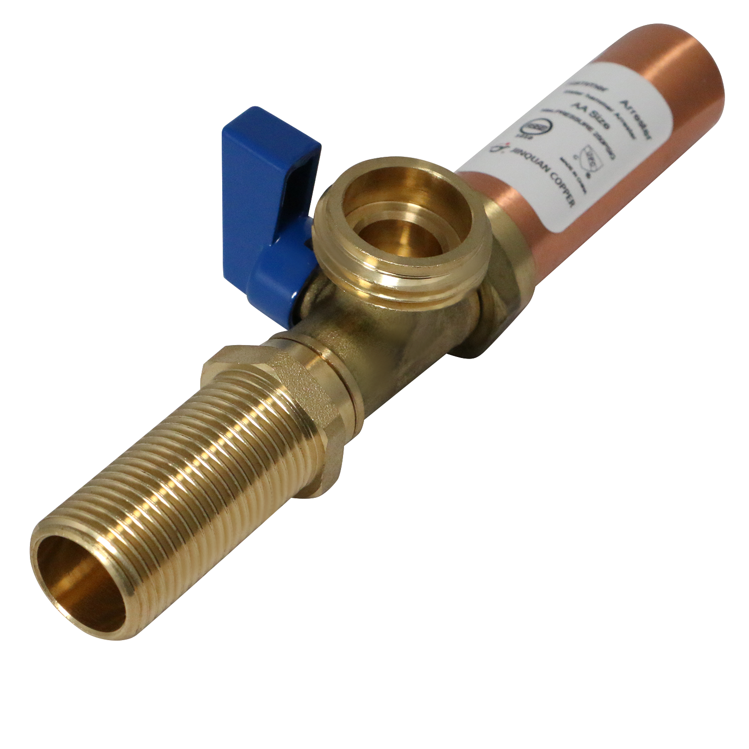  Washing Machine Outlet Stop Valve with Hammer Arrestor - 1/2 Inch MIP x 3/4 Inch MHT Blue Handle Measuring 1/2" MIP x 3/4 MHT Specifically washing machine outletwashing machine outlet
