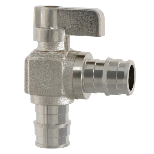 Pex A Mini Expansion Angle Measuring 1/2" x 1/2" Pex A Expansion Mini Angle Valve Specifically Pex A Mini Expansion Angle