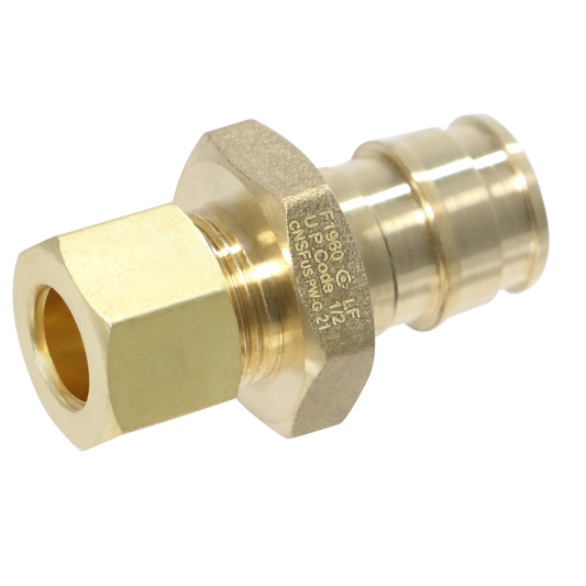 Pex A Expansion OD Straight Transition Adapter Measuring Pex A 1/2" x 3/8" OD Straight Expansion traight Transition Adapter Specifically Pex A Expansion OD Straight Transition Adapter