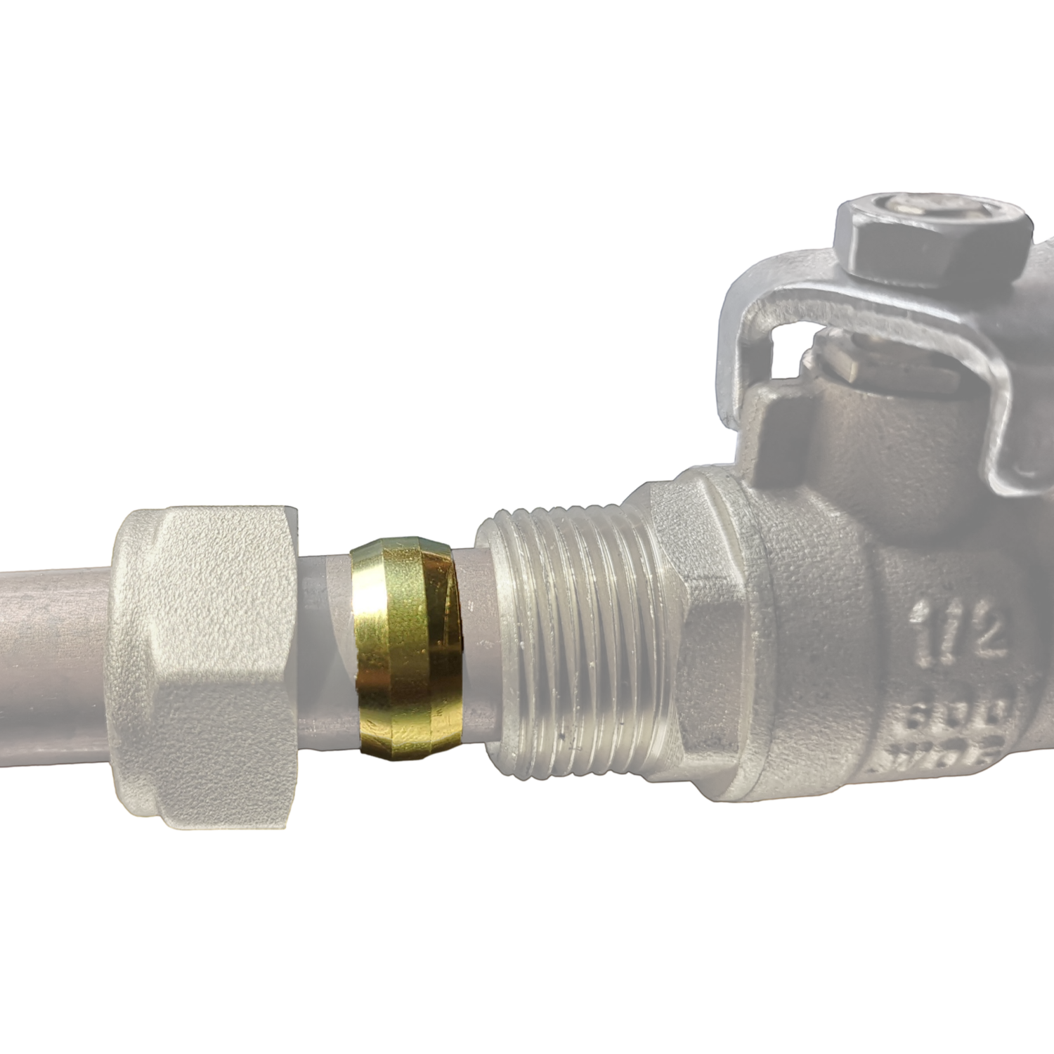  Compression Sleeve 5/8 Compression Ring Measuring 5/8" Specifically Compression RingHose Bibb