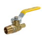  Barb Crimp Pex Male Ball Valve Full Port Brass Measuring Pex B 1/2" x 1/2" Male Ball Valve Specifically Pex B Male Ball Valve