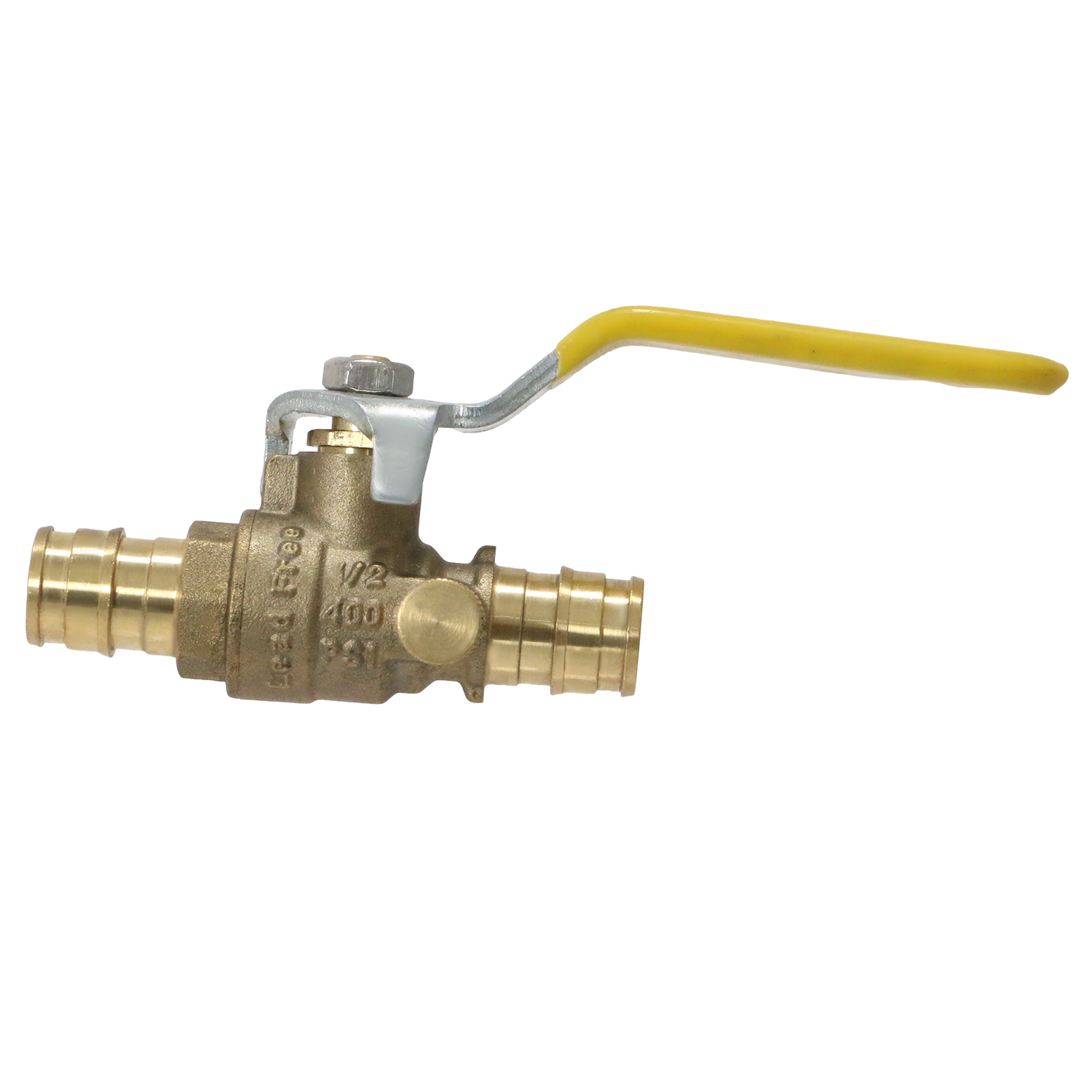 Pex-A  Expansion Ball Valve with Drain Measuring Pex A 1/2" x 1/2" Ball Valve with Drain Specifically Pex A Ball Valve with Drain