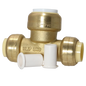  1/2" CTS x 1/2" CTS x 1/2" PVC Push Fit Tee 1/2" PVC x 1/2" PVC x 1/2" CTS Push Fit Tee Measuring 1/2" CTS x 1/2" CTS x 1/2" PVC Specifically Push Fit PVC to CTS TeePush Fit PVC to CTS Tee