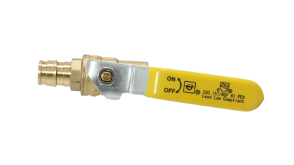 Pex A Expansion Female Sweat Ball Valve Measuring 1/2" x 1/2" Pex A Expansion Female Sweat Ball Valve Specifically Pex A Expansion Female Sweat Ball Valve
