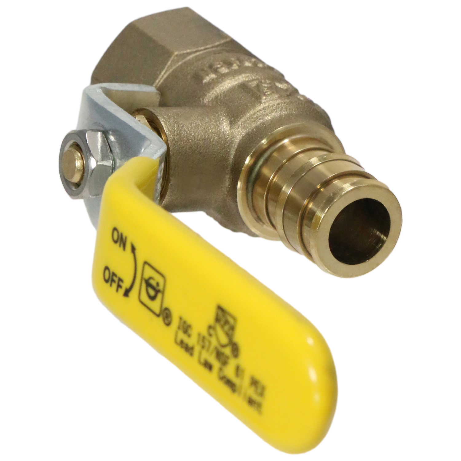 Pex-A Expansion FNPT Ball Valve Measuring Pex A 1/2" x 1/2" Female NPT Ball Valve Specifically Pex A Female NPT Ball Valve