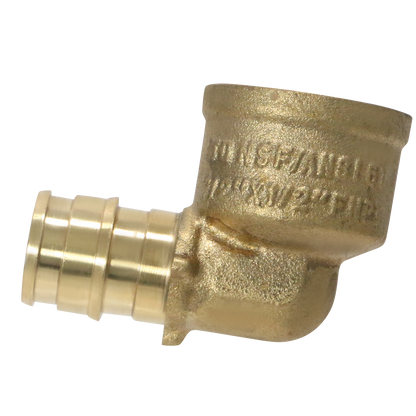XFITTIG Pex A Female NPT Elbow Measuring Pex A 1/2" x 1/2" Female NPT Elbow Specifically Pex A Female NPT Elbow