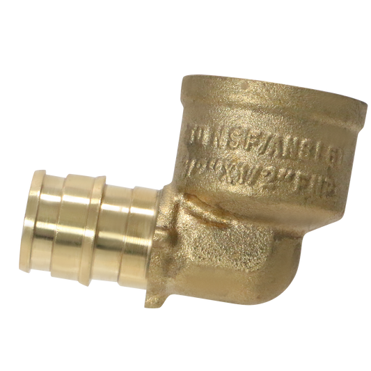 XFITTIG Pex A Female NPT Elbow Measuring Pex A 1/2" x 1/2" Female NPT Elbow Specifically Pex A Female NPT Elbow