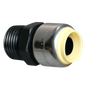  1/2" Push Fit Male Adapter Push To Connect Adapter PPSU Plastic 1/2" Push Fit Cap Push To Connect Cap PPSU Plastic Measuring 1/2" Specifically Push Fit Plastic AdapterPush Fit Plastic Cap