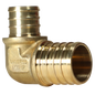  Pex Barb Crimp Reducing Elbow Measuring 1" x 3/4" Pex B Elbow Specifically Pex Barb Crimp Elbow