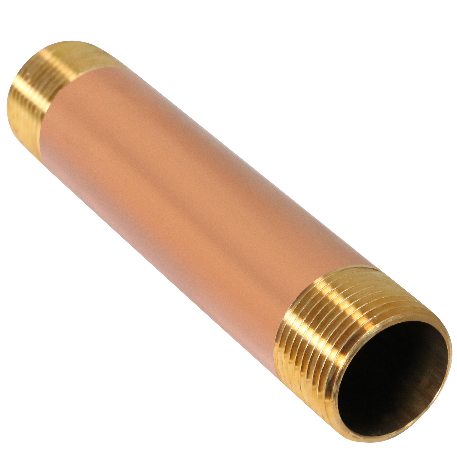 1 in x 6 in Red Brass Nipple Pex 5/8 Inch x 5/8 Inch Pex Coupling Measuring 1 inch x 6 inch Specifically Brass NipplePex Expansion Coupling