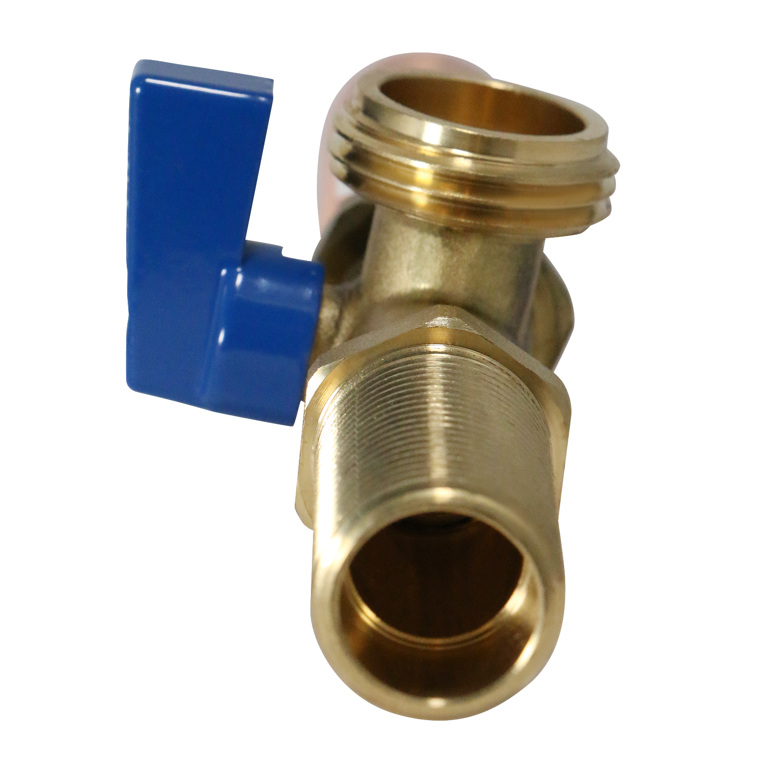  Washing Machine Outlet Stop Valve with Hammer Arrestor - 1/2 Inch MIP x 3/4 Inch MHT Blue Handle Premium Washing Machine Outlet Stop Valve with Hammer Arrestor Pex Barb Crimp Red Handle - 1/2 Inch Pex x 3/4 Inch MHT Measuring 1/2" MIP x 3/4 MHT Specifically washing machine outletwashing machine outlet