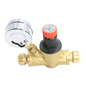  1/2 Inch Push Fit Water Pressure Regulator Valve with Gauge 1-1/4" Push Fit Coupling Measuring 1/2" Push Fit Specifically Push Fit Valve, Push Fit RegulatorPush Fit Coupling