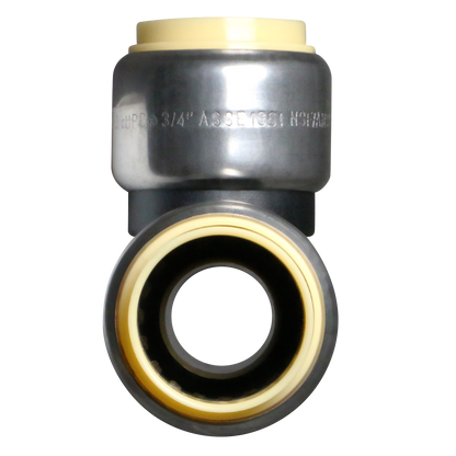  3/4" Push Fit Tee Push To Connect Tee PPSU Plastic Measuring 3/4" Specifically Push Fit Plastic TeePush Fit Plastic Adapter