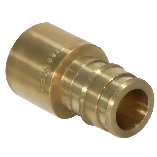 Pex-A Expansion Female Sweat Adapter Measuring Pex A 1/2" x 1/2" Female Sweat Adapter Specifically Pex A Female Sweat Adapter