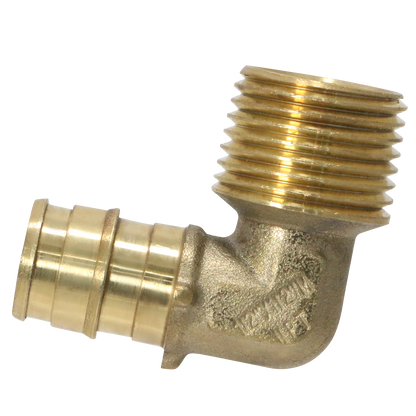 XFITTIG Pex-A Expansion MNPT Elbow Measuring Pex A 1/2" x 1/2" Male NPT Elbow Specifically Pex A Male NPT Elbow