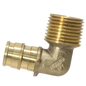 XFITTIG Pex-A Expansion MNPT Elbow Measuring Pex A 1/2" x 1/2" Male NPT Elbow Specifically Pex A Male NPT Elbow