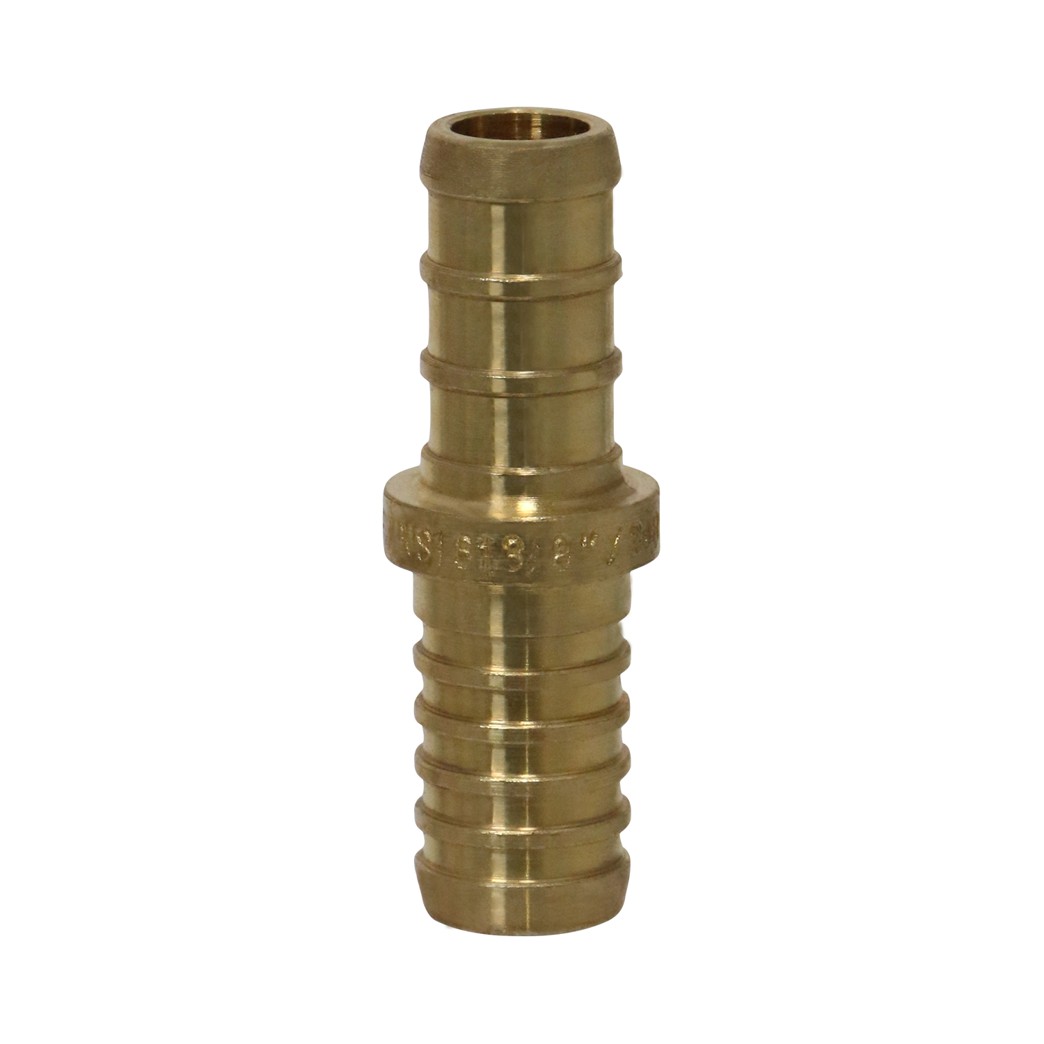  Pex PB (polybutylene) Slicing coupling with ring Measuring Pex 3/8" x 3/8" PB (polybutylene) Slicing coupling with ring Specifically Pex PB Slicing Coupling with Ring