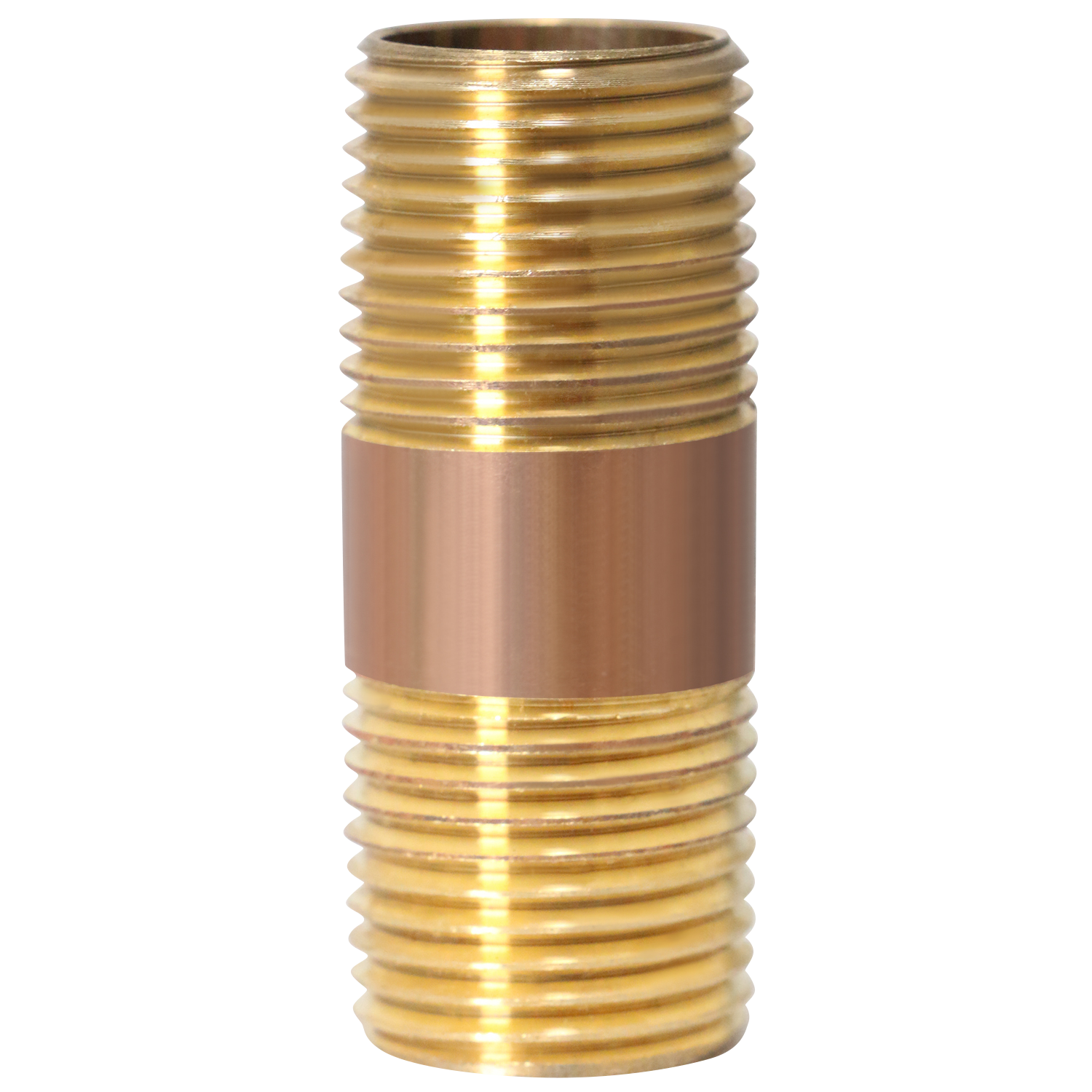 1/2 in x 2 in Red Brass Nipple 1/2 in x 3 in Red Brass Nipple Measuring 1/2 inch x 2 inch Specifically Brass NippleBrass Nipple