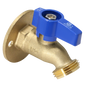  1/2" FPT x 3/4" GHT 1/4 Turn Hose Bibbs with Flange 1" CTS x 1" CTS x 1" PVC Push Fit Tee Push To Connect Tee Measuring 1/2" FPT x 3/4" GHT Specifically Hose BibbPush Fit PVC to CTS Tee
