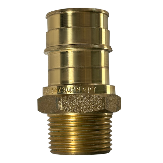  Pex-A Expansion Reducing MNPT Measuring Pex A 1" x 3/4" Male NPT Specifically Pex A Male NPT