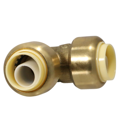 Push to Connect 1/2 inch Elbow Push Fit Elbow Measuring 1/2 inch Specifically Push Fit ElbowCompression Valve