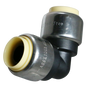  1/2" Push Fit Elbow Push To Connect Elbow PPSU Plastic 3/4" Push Fit Elbow Push To Connect Elbow PPSU Plastic Measuring 1/2" Specifically Push Fit Plastic ElbowPush Fit Plastic Elbow