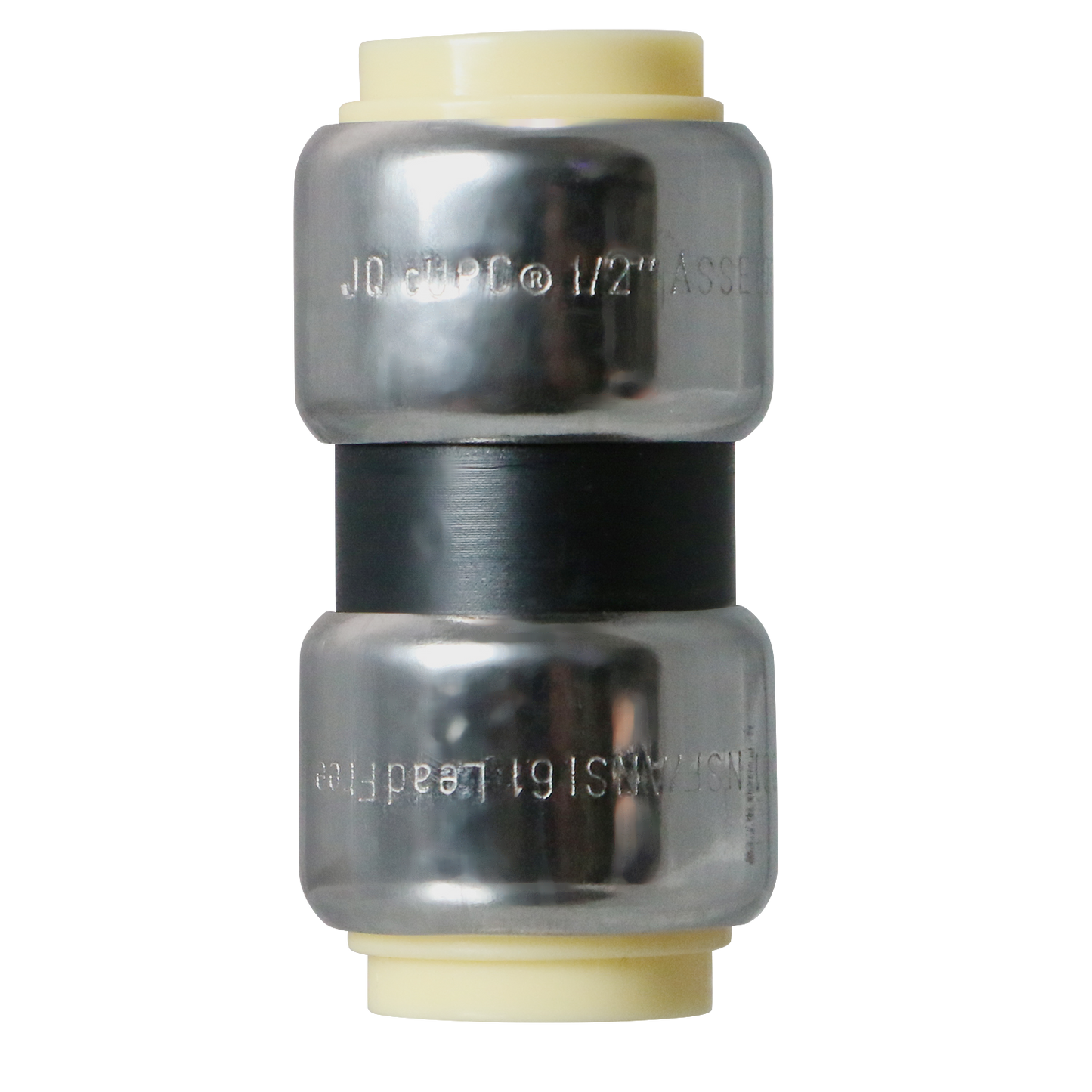  1/2" Push Fit Coupling Push To Connect Coupling PPSU Plastic 3/4" Push Fit Coupling Push To Connect Coupling PPSU Plastic Measuring 1/2" Specifically Push Fit Plastic CouplingPush Fit Plastic Coupling