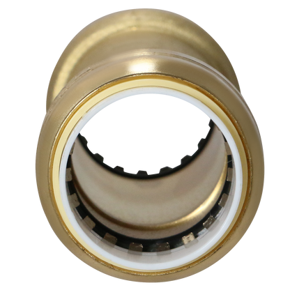  1 Inch PVC Push Fit Slip Coupling 1/2" CTS x 1/2" CTS x 1/2" PVC Push Fit Tee Measuring 1" Specifically Push Fit Slip CouplingPush Fit PVC to CTS Tee