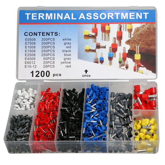 1-Pack 1200 Pcs Wire Ferrules with Crimpers Pliers Kit Adjustable Ratchet Tools with Terminals Connectors AWG 23-7 0.5-10mm² Red Brass Nipple | 1/2 in x 2-1/2 in Measuring 1 Specifically Wire FerrulesRed Brass Nipplewashing machine outlet
