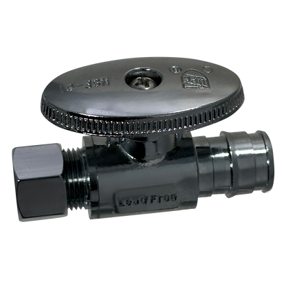  Pex-A Expansion OD Compression Straight Stop Valve Measuring Pex A 1/2" x 3/8" OD Compression Straight Stop Valve Specifically Pex A OD Compression Straight Stop Valve