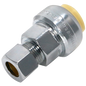  Push Fit 1/2 inch x 3/8 OD Compression Adapter Push to Connect Adapter 1/2" x 1/2" x 1/2" Push Fit Tee Push to Connect Tee Measuring 1/2 inch x 3/8 inch Specifically Push Fit CompressionPush Fit Tee