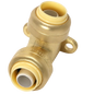 Push Fit 1/2 inch Elbow with Drop Ear Push to Connect Elbow with Drop Ear Push to Connect 1/2 inch Elbow Push Fit Elbow Measuring 1/2 inch Specifically Push Fit ElbowPush Fit Elbow