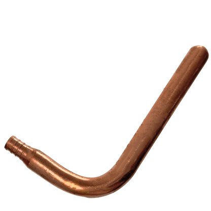  Pex Barb Crimp Copper Stub Out Measuring 1/2 inch Pex B Stub Out Elbow with Flange, 4"x 6" Specifically Pex Barb Crimp Stub Out