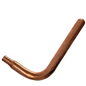  Pex Barb Crimp Copper Stub Out Measuring 1/2 inch Pex B Stub Out Elbow with Flange, 4"x 6" Specifically Pex Barb Crimp Stub Out