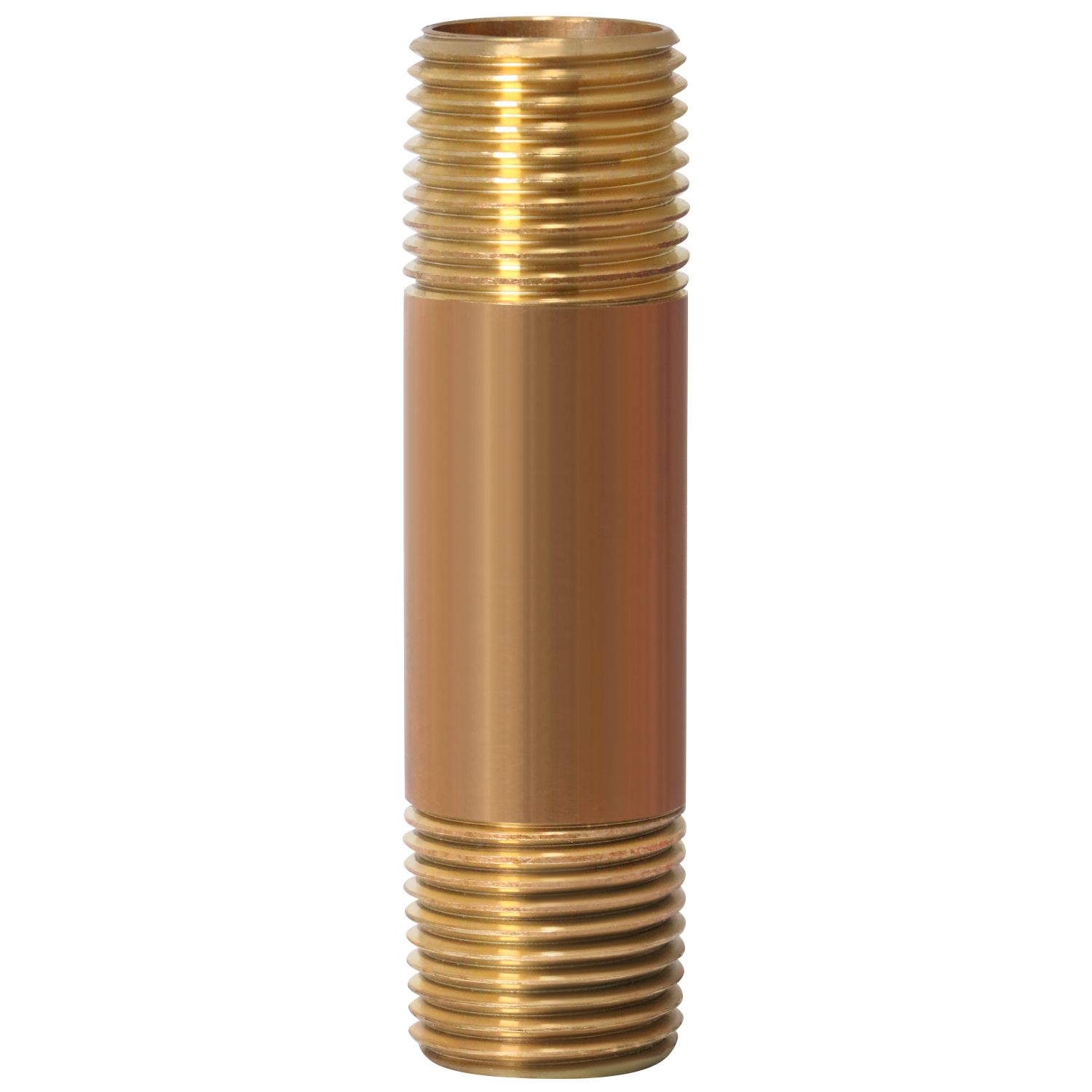 1/2 in x 3 in Red Brass Nipple 1/2 in x 3-1/2 in Red Brass Nipple Measuring 1/2 inch x 3 inch Specifically Brass NippleBrass Nipple