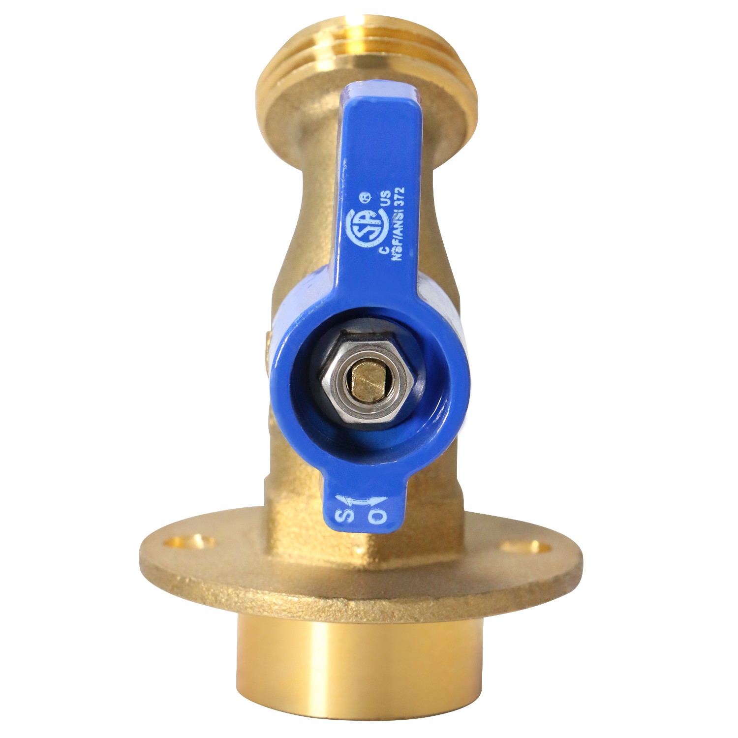  3/4 in FPT x 3/4 in GHT 1/4 Turn Hose Bibbs with Flange 3/4" MHT x 3/4" MIP Hose-to-Pipe Adapter Measuring 3/4 inch x 3/4 inch Specifically Hose BibbHose-to-Pipe Adapter