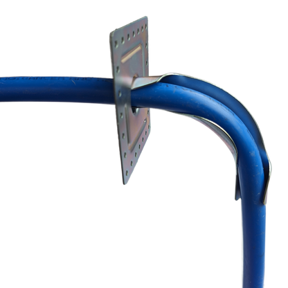  1/2" Bend w/ Plate 3/8" Compression x 1/2" FNPT Supply Hose Line 18" Long Measuring 1/2 inch Specifically Pipe BendHose