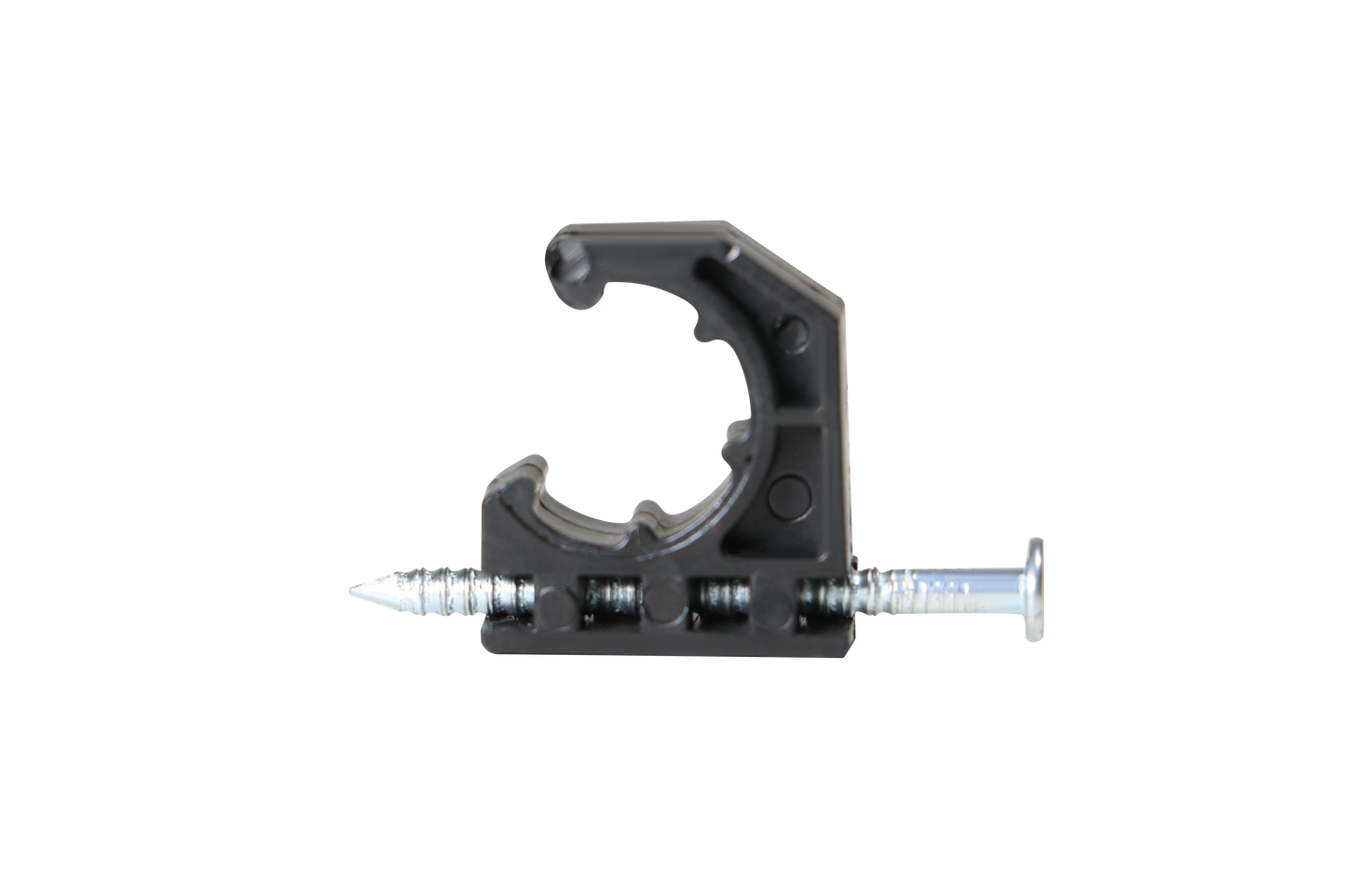  J-Hook with Nail For Pex Tubing Pipe Support Measuring 3/8" J-Hook with Nail For Pex Tubing Pipe Support Specifically J-Hook with Nail For Pex Tubing Pipe Support