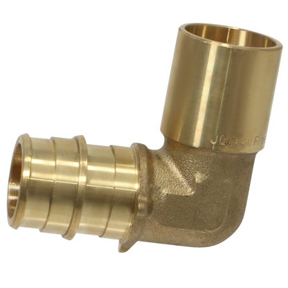 Pex A 3/4 Inch x 3/4 Inch Male Elbow Sweat Measuring 5 Specifically Pex A Male Elbow SweatPex A Poly Tee