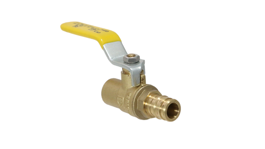 Pex A Expansion Female Sweat Ball Valve Measuring 1/2" x 1/2" Pex A Expansion Female Sweat Ball Valve Specifically Pex A Expansion Female Sweat Ball Valve