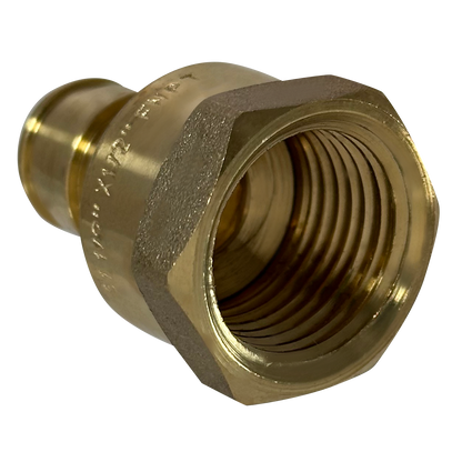 Pex-A Expansion FNPT Measuring Pex A 1/2" x 1/2" Female NPT Specifically Pex A Female NPTPush Fit Compression Dual Angle Valve