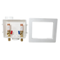  1 Pc Premium Washing Machine Outlet Box with Center Drain 1/2 Inch MIP / Sweat x 3/4 inch MHT Premium Washing Machine Outlet Box – 1/2" MIP/Sweat x 3/4" MHT White with Hammer Arrestor Measuring 1/2" MIP x 3/4 MHT Specifically washing machine outletwashing machine outletwashing machine outlet