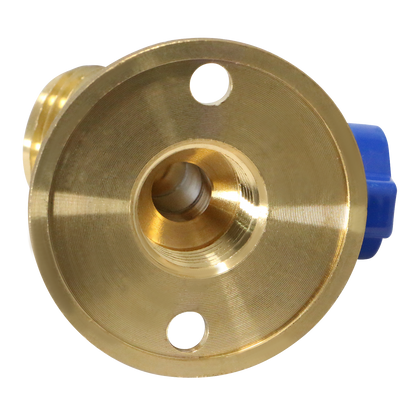  1/2" FPT x 3/4" GHT 1/4 Turn Hose Bibbs with Flange Measuring 1/2" FPT x 3/4" GHT Specifically Hose BibbPush Fit PVC to CTS Tee