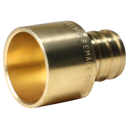  Measuring Pex B 3/4" x 3/4" Female Sweat Adapter Specifically Pex Barb Crimp Female Sweat Adapter