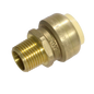 Push Fit Reducing Male Adapter Push to Connect Reducing Male Adapter Measuring Push Fit 1/2 inch x 3/4 inch Male Adapter Specifically Push Fit Male Adapter
