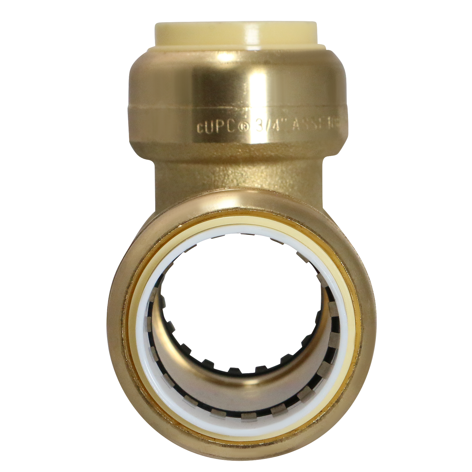  3/4" PVC x 3/4" PVC x 3/4" CTS Push Fit Tee 3/4 Inch Push To Connect Tee 1" PVC x 1" PVC x 1" CTS Push Fit Tee 1 Inch Push To Connect Tee Measuring 3/4" PVC x 3/4" PVC x 3/4" CTS Specifically Push Fit PVC to CTS TeePush Fit PVC to CTS Tee