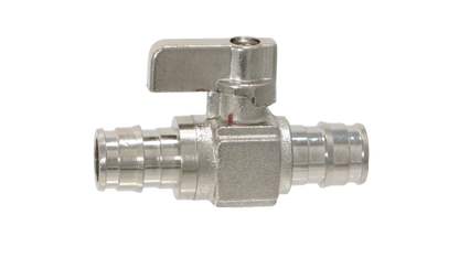 Pex A Mini Straight Valve Measuring 1/2" x 1/2" Pex A Expansion Mini Straight Valve Specifically Pex A Expansion Mini Straight Valve