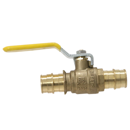 Pex-A  Expansion Ball Valve with Drain Measuring Pex A 1/2" x 1/2" Ball Valve with Drain Specifically Pex A Ball Valve with Drain